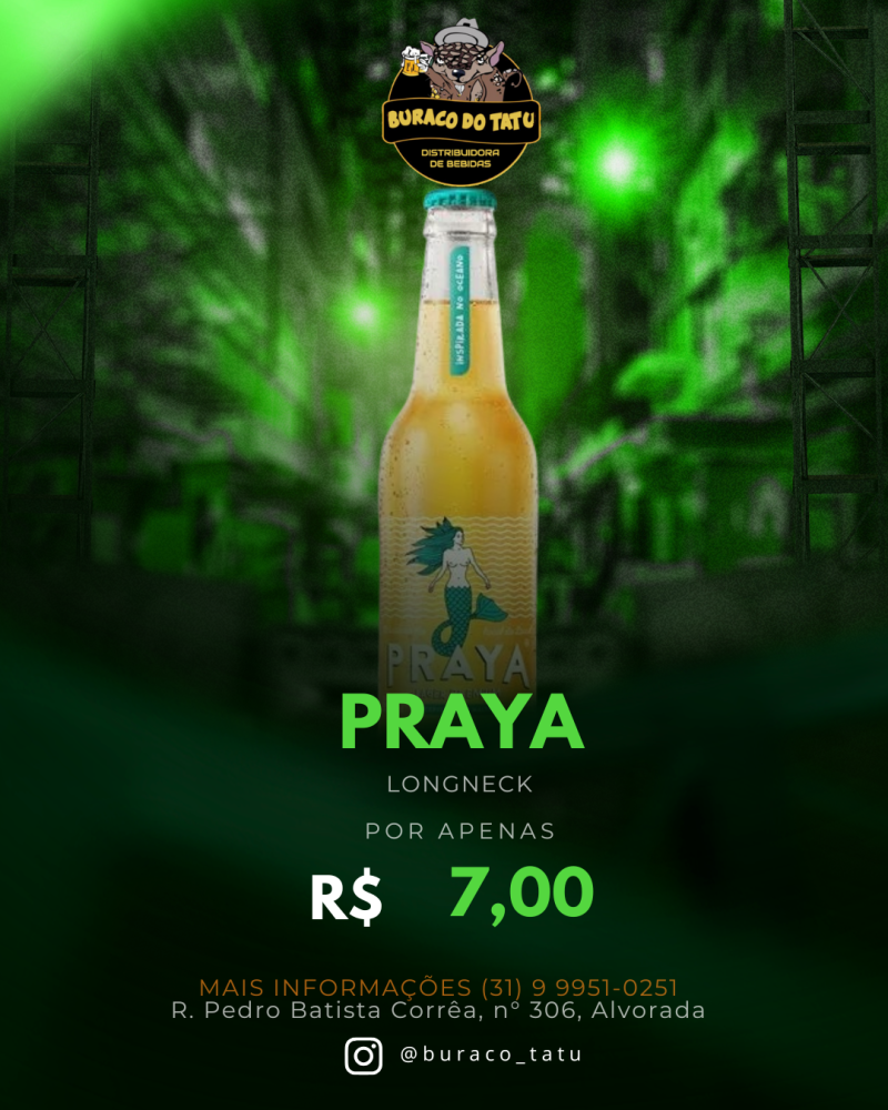 Cerveja Praya Long Neck Cerveja Praya Long Neck